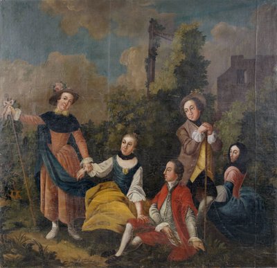 A Society in the Park by Unbekannt Unbekannt